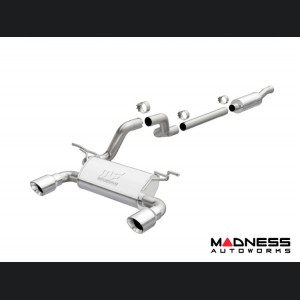 Jeep Wrangler JL 2.0L Performance Exhaust by Magnaflow - Dual Split Rear Exit - Stainless Steel Tip - Cat-Back